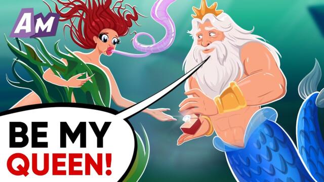 A rich sea man dragged a girl underwater