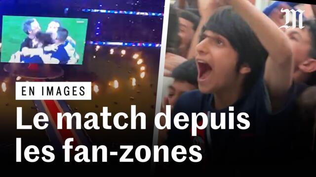 La victoire du PSG en Ligue des champions depuis les fan-zones parisiennes