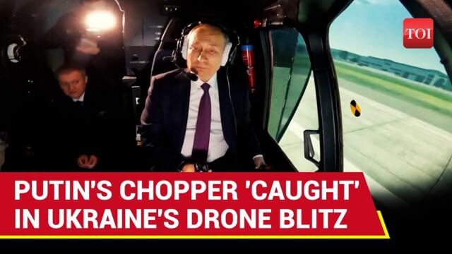Ukraine's SHOCKING Putin Assassination Bid: How Russia Saved President's Chopper From Drone Swarm