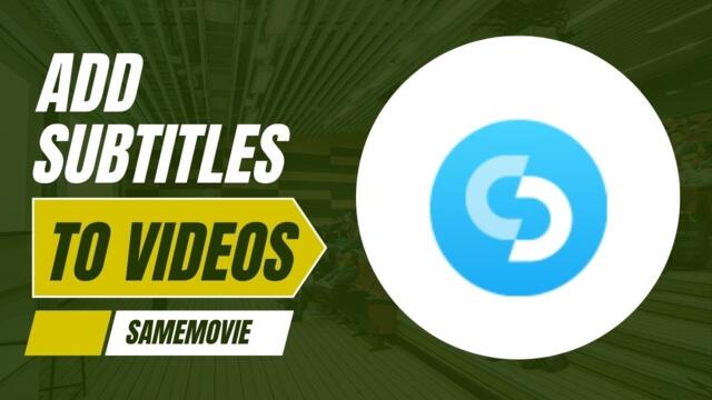 How to add subtitles to videos