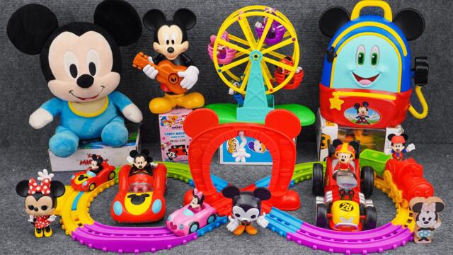 Satisfying with Unboxing Disney Junior Mickey Mouse Fun Wheel Track Playset | Review Toys ASMR