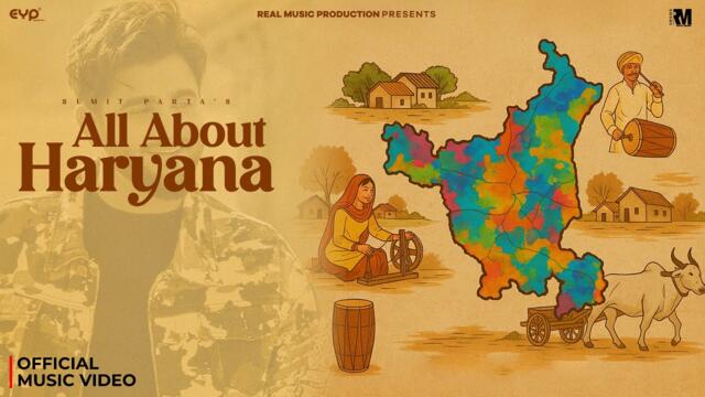 Sumit Parta - All About Haryana (Official Music Video) | Real Music
