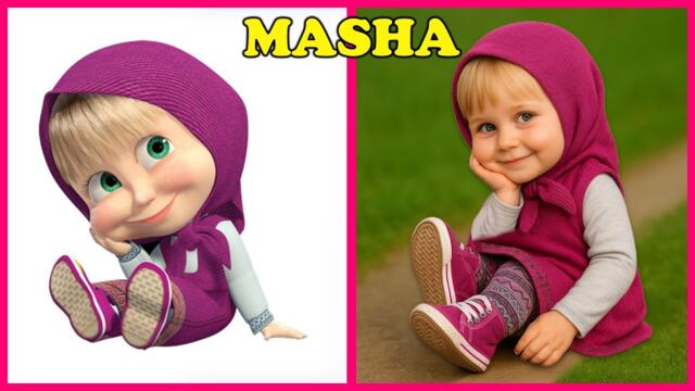 Masha y el Oso Personajes En La Vida Real