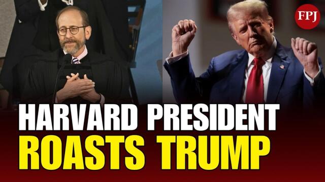 Harvard President’s Subtle Trump Dig Earns Standing Ovation