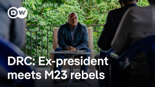 Tensions mount at DRC frontline as ex-President Kabila meets M23 rebels | DW News