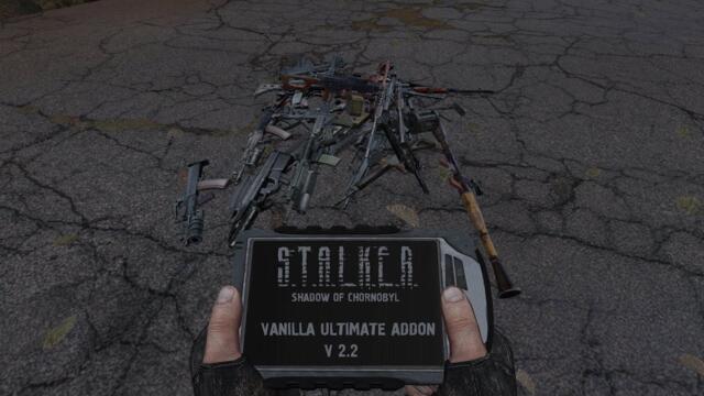 S.T.A.L.K.E.R. - Shadow of Chornobyl Vanilla Ultimate Addon 2.2 all weapon pack release