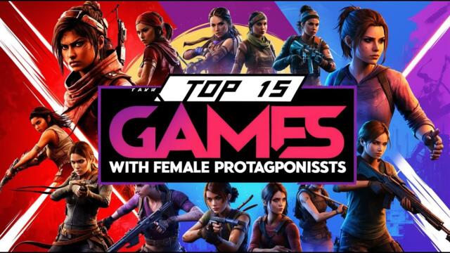 TOP 15 GAMES WITH FEMALE PROTAGONISTS