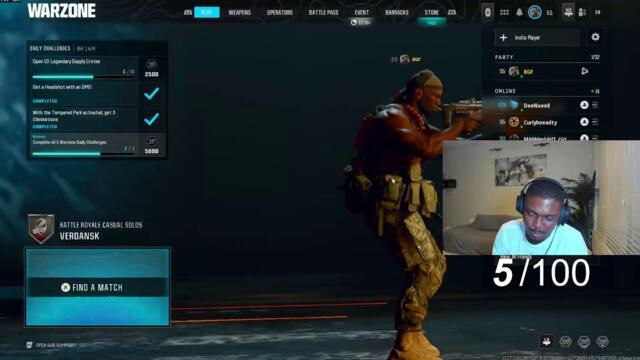 #1 Nigerian Streamer (Verdansk Room)