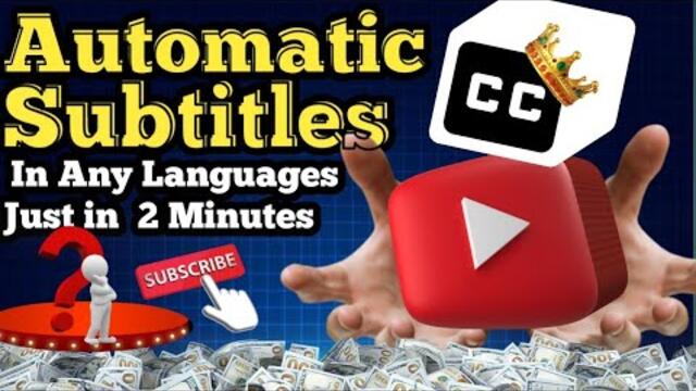 How To Add Automatic Subtitles in Any Languages ❓🤔🧐|Translate Subtitles in Any Languages 😍👍