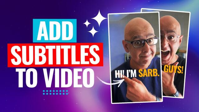 Best AI Caption Generator For Video (How To Add Subtitles To A Video!)