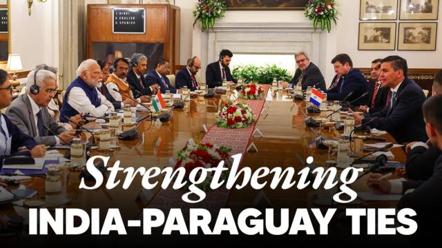 LIVE: PM Modi's remarks during meeting with President Santiago Peña of Paraguay