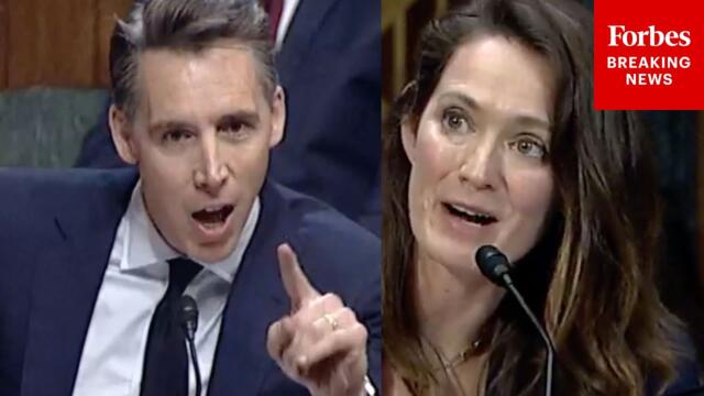 'I Understand You Hate The President': Josh Hawley Mercilessly Grills Professor Over Injunctions