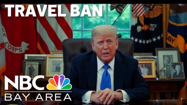 President Trump issues travel ban on 12 countries, places restrictions on 7