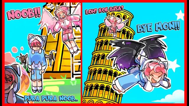ATUN PURA2 NOOB DIDEPAN MOMON PADAHAL SUDAH PRO !! Feat @sapipurba Roblox