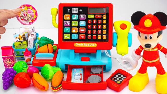 Satisfying with Unboxing Disney Mickey Mouse Automatic Cash Register Playset | Review Toys ASMR