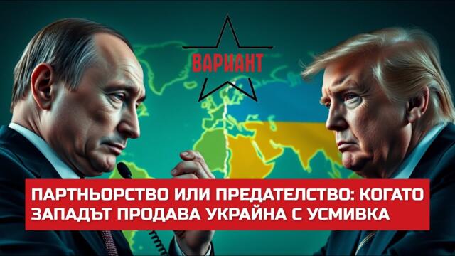 ПАРТНЬОРСТВО ИЛИ ПРЕДАТЕЛСТВО: КОГАТО ЗАПАДЪТ ПРОДАВА УКРАЙНА С УСМИВКА,  Вариант #537