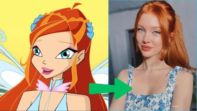 WİNX ANİMATİON VS REAL LİFE