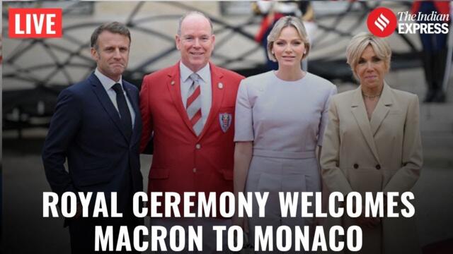 LIVE: Prince Albert II, Princess Charlene Welcome President Macron to Monaco | France