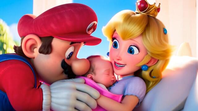 Peach Has a Baby! 👶😍  Super Mario is a DAD!