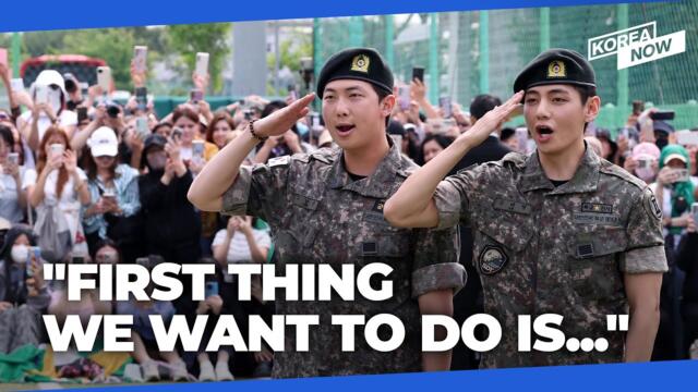 [ENG SUB] BTS RM, V upbeat about returning to fans