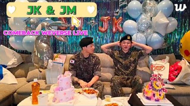 [ ENG SUB ] Jungkook & Jimin Weverse Live🔴 || Weverse Live || JK &JM || BTS || (11-06-2025)