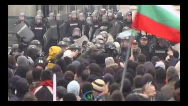 Protests in Bulgaria, 14.01.2009, BGNES