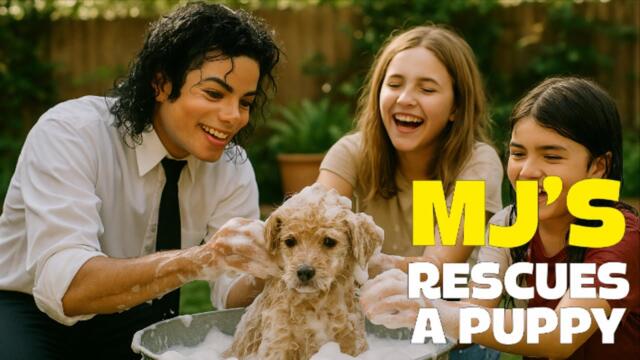 "Michael Jackson Rescues a Puppy – A Heartwarming AI Short"