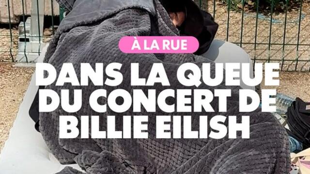 À la rue : Dans la queue du concert Billie Eilish