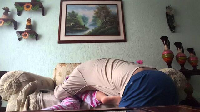 Papá y Sofia jugando flia Morea