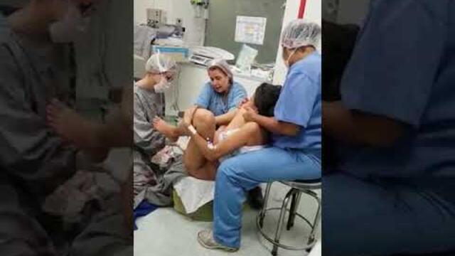 Parto natural .! Nascimento da princesa Júlia 💎😍💝