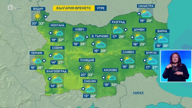 bTV Времето (11.06.2025 г. – централна емисия)