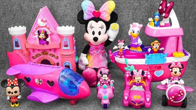 Satisfying with Unboxing Disney Minnie Mouse Pink Castle Playset| Review Toys ASMR