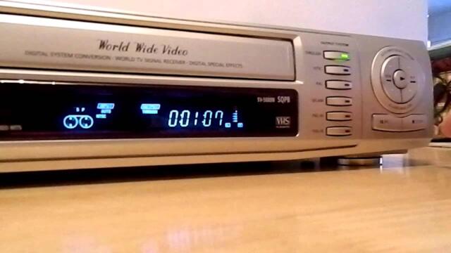 Samsung SV-5000W World Wide Video VHS Multi-Format Demo