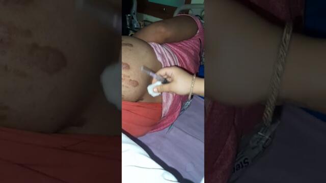 Injection new vlog girl| Injection on hip crying vlog| Injection funny video | daily Injection video