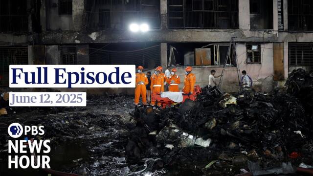 PBS News Hour live episode, June 12, 2025