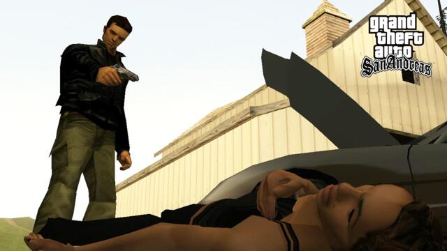 What happens if Claude finds out Catalina dark side from CJ - GTA San Andreas