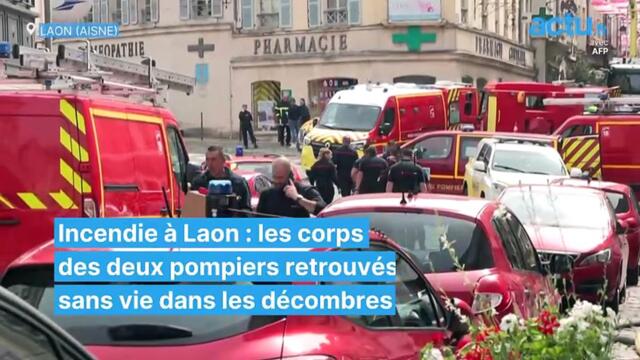 Incendie à Laon : les corps des deux pompiers retrouvés sans vie