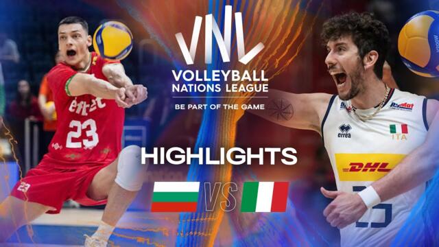 Bulgaria 🇧🇬 vs. Italy 🇮🇹 - Highlights | Week 1 | Men's VNL 2025