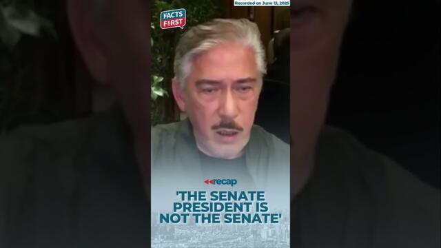 What Chiz Escudero should have done, according to former Senate President Tito Sotto