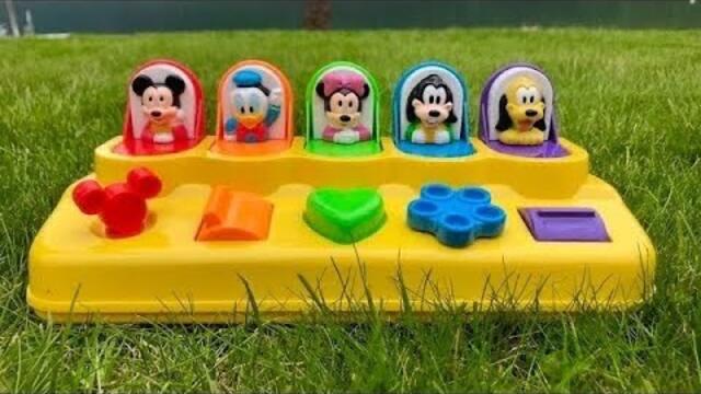 Disney MICKEY MOUSE Pop Up Pals Toys Compilation