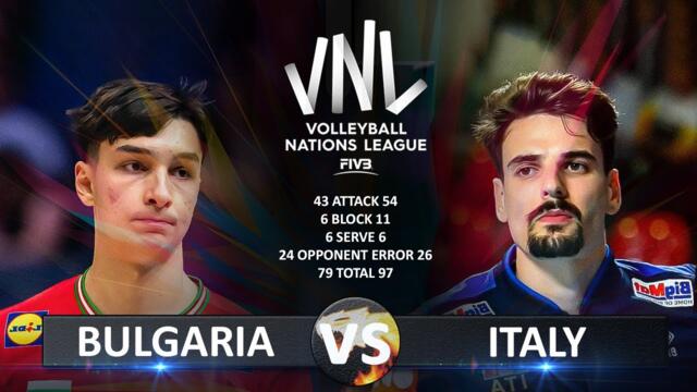 Bulgaria vs Italy | Men's VNL 2025
