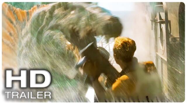 JURASSIC WORLD REBIRTH "Spinosaurus & Mosasaurus Attack Scene" Trailer (NEW 2025)