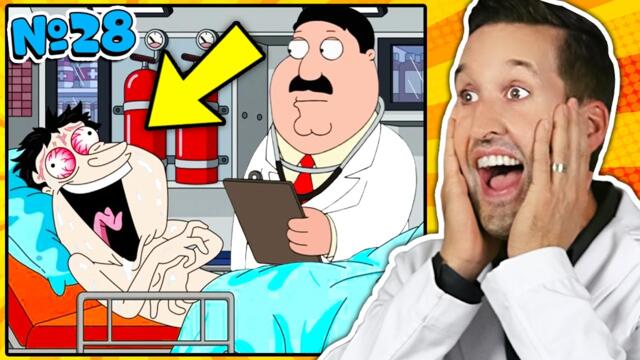 ER Doctor REACTS to Funniest Family Guy Medical Scenes #28