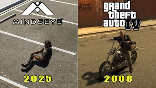 GTA IV Destroys MindsEye (2008 vs. 2025)