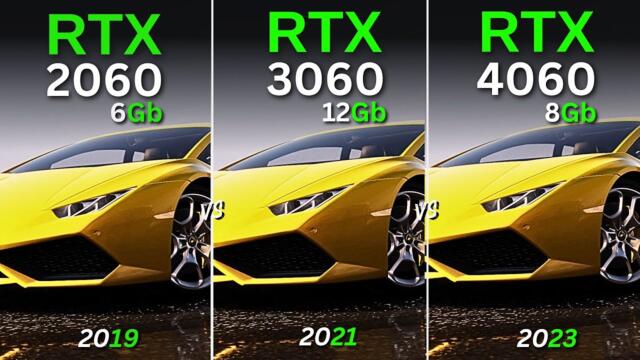 RTX 2060 vs RTX 3060 vs RTX 4060 in 13 latest games | 1080p (2025)