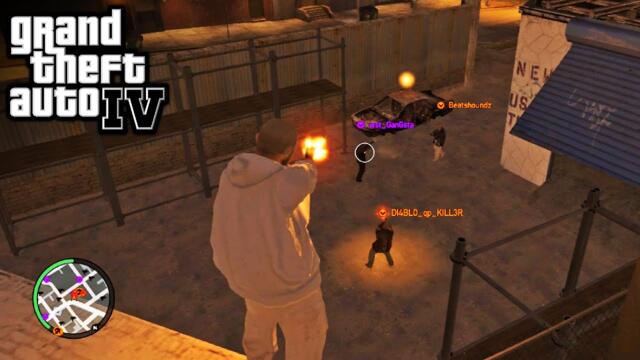 Hardest Turf War... (GTA 4 Online Multiplayer Gameplay 2024)