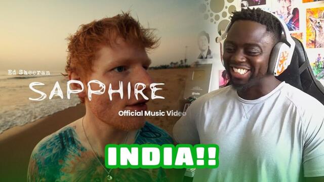 Ed Sheeran x Arijit Singh - Sapphire (Official Music Video) | REACTION