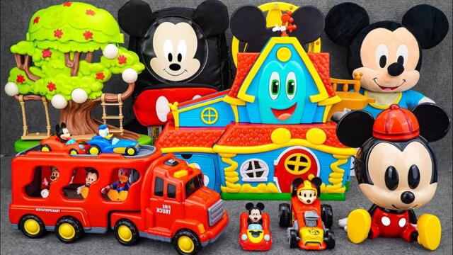 Satisfying with Unboxing Disney Junior Mickey Mouse Jumbo Fun House Playset | Review Toys ASMR