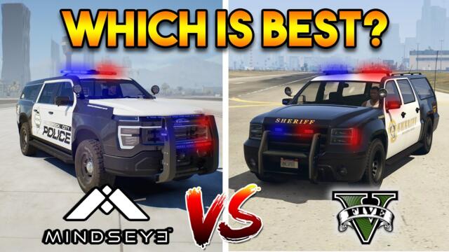 GTA 5 COP CAR VS MINDSEYE COP CAR (WHICH IS BEST?)