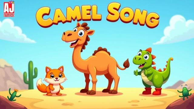 Camel Song for Kids | Learn About Desert Animal #nurseryrhymes #cartoon #kidssong #englishforkids